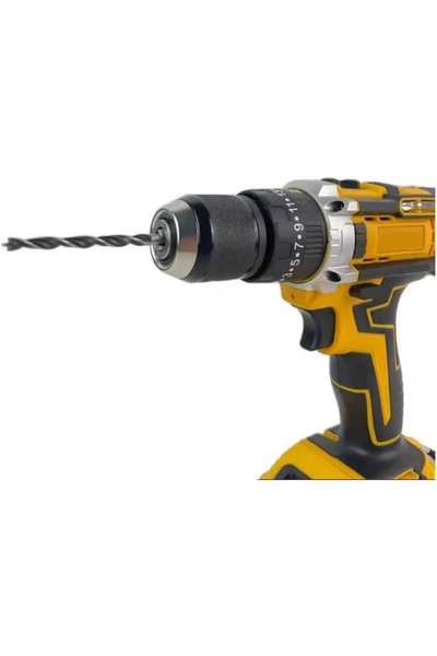 Generic 24-Piece Cordless Drill Set - Heavy Duty Power Tool Kit with Rechargeable Battery & LED Light