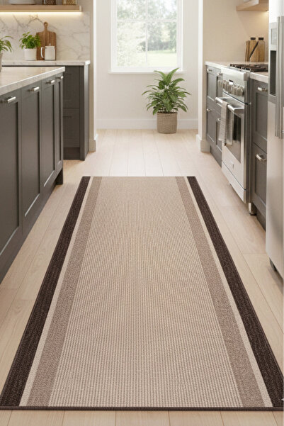 MELARİS HALI Mutfak Halısı Yıkanabilir Yolluk Kaymaz Taban Dokuma Paspas
