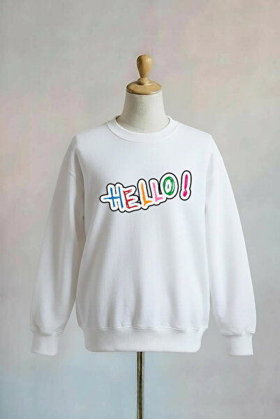 Vordevia سترة هيلو مطبوع القطنية ذات قصة فضفاضة خيوط باللون الأبيض