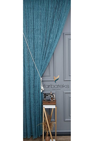 farbateks Mint Broken Glass Left-Handed Double-Breasted 3-Layer Pleated Tulle