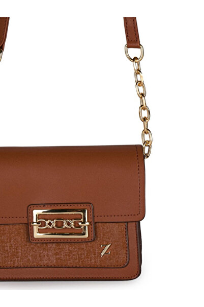 Zühre Women's Accessory Detailed A.Grey Shoulder Bag 0015