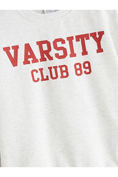 LC Waikiki Lcw Kids Crew Neck Varsity Printed Boys' Sweatshirt