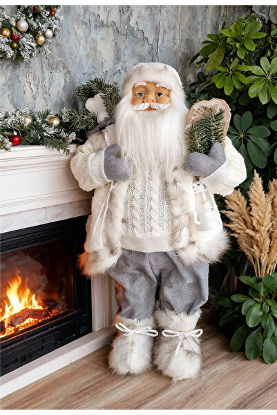 RUBYTAKI Yılbaşı Yeni Yıl Dekor Süs Noel Baba İTHAL 65 Cm