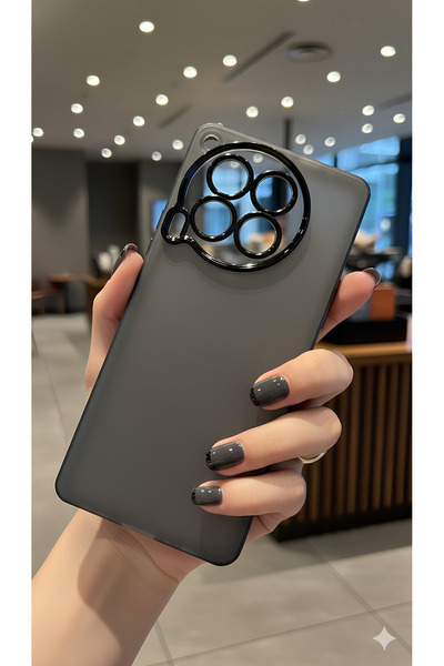 TechTrove Tecno Camon 30 Uyumlu Kılıf Saydam Yapılı Kamera Korumalı Parmak İzi Yapmaz Mat Kapak