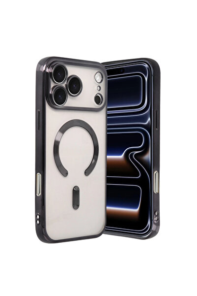 eco port غطاء ابل ايفون 17 برو ماكس كروس ماجنيتيكساف - اسود