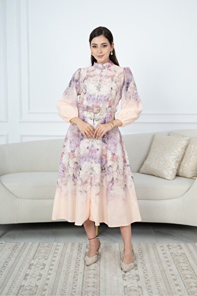 SELSAL فستان أنيق مشجر