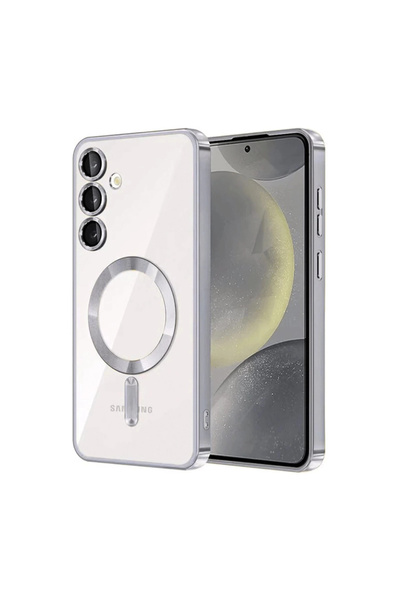 eco port غطاء سامسونج جالاكسي A15 4G كروس مغناطيسي - رمادي تيتاني