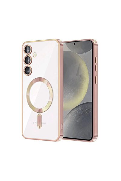 eco port غطاء سامسونج جالاكسي A35 5G كروس مغناطيسي - وردي