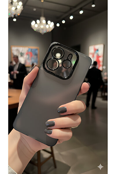 TechTrove Xiaomi Redmi Note 14 4G Uyumlu Kılıf Saydam Yapılı Kamera Korumalı ...