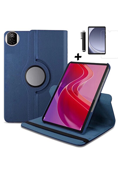 m.tk moveteck Honor Pad X7 8.7 Inch 2025 Tablet Case 360 Rotating Pu Leather Stand Cover + Screen Protector + Pen Set
