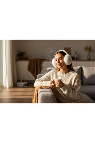 C&A&B KUZEY AVİZE Plush Cold Protection Soft Plush Foldable Ear Protector Ear Muff
