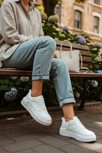 dehaine Women's causal sneakers made of eco-leather, 8002