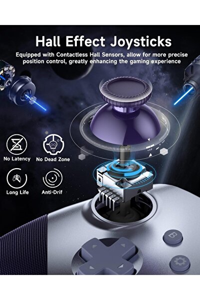 EasySMX Wireless Controller with Hall Triggers and Swappable Faceplate