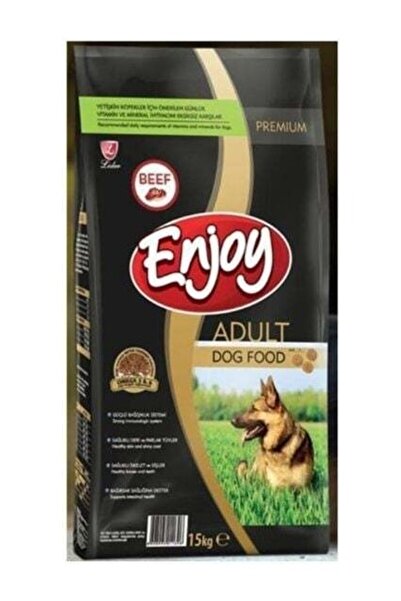 Enjoy Biftekli Yetişkin Köpek Maması 15 Kg