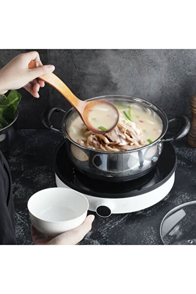 Muchmy 2 Pieces Stainless Steel Cookware Set Glass Lid Multi Purpose Cooking Mulk Soup Pots