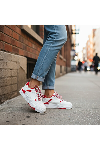 dehaine Women's causal sneakers made of eco-leather, 8002