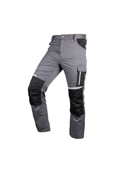 Evelise WorktrouserscottonpolyesterkneereinforcementsMix&MatchmodelgraysizeM/...