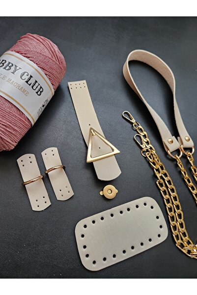 FERİHA HOBİ AKSESUAR طقم حقائب محبوكة (5 قطع)