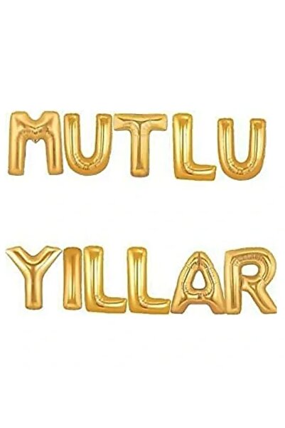 Bkmc Set de baloane din folie La mulți ani, 36 cm, set de decorațiuni de Crăciun