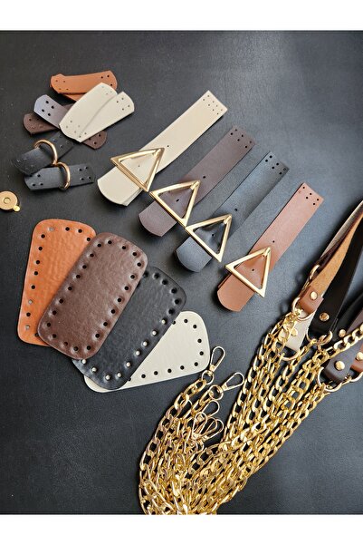 FERİHA HOBİ AKSESUAR Leather Knitting Bag Kit