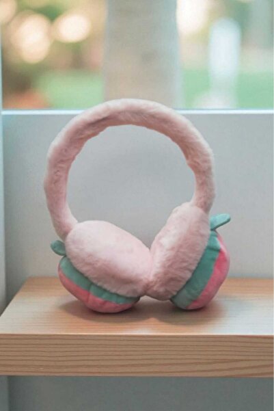 C&A&B KUZEY AVİZE Plush Cold-Proof Fruit Plush Winter Foldable Earmuff Ear Protector