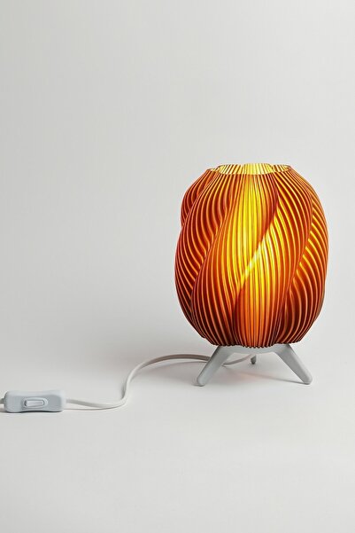 ChillOutlet Spiral table lamp with warm light