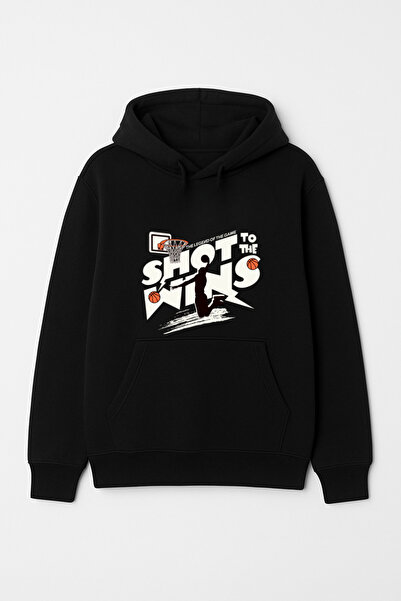 CALKARCOLLECTION سويت شيرت (هودي) للجنسين من Shot To The Wins بغطاء رأس