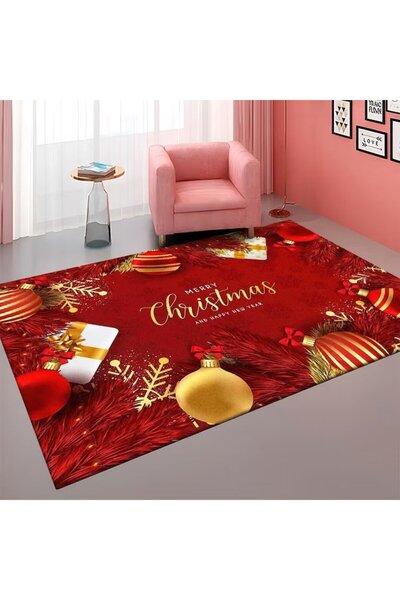 OEN Christmas rugs, set of 3, 40x60 cm, multicolor