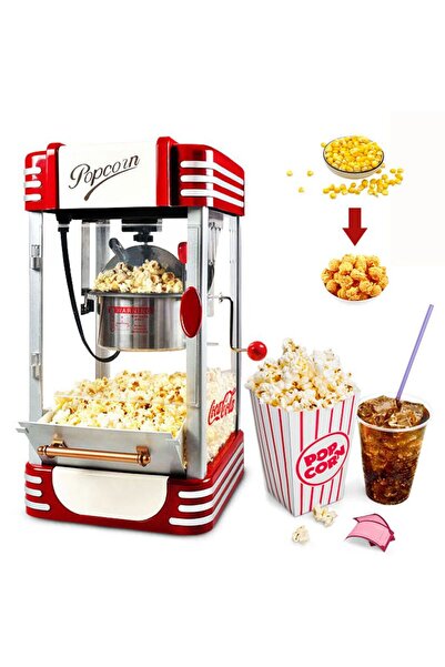 Generic 1200W Electric Popcorn Maker Machine 3 Min Fast Popping Quiet Hot Air Corn Popper Home Movie Night