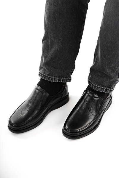 Babetty Men's Inner Outer Genuine Leather Full Orthopedic Anatomical Daily Casual Men's Shoes