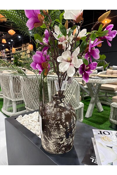 Ekodoğa Ваза Магнолия Керамика Домашен офис Декоративен елемент