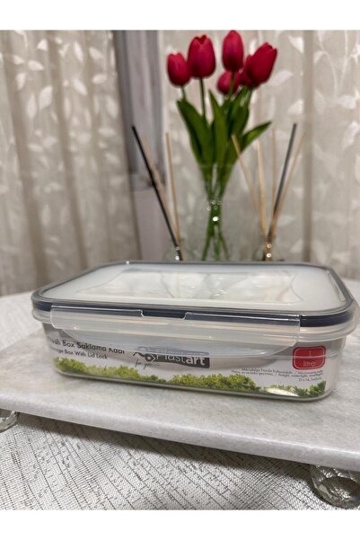 Plastard 2-Compartment Microwaveable Fresh Box Storage Container with Vacuum Lid