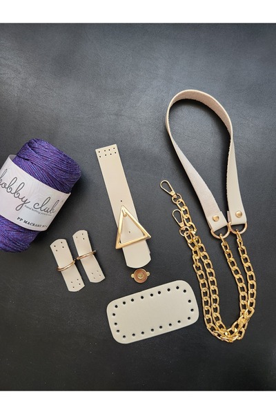 FERİHA HOBİ AKSESUAR طقم حقائب محبوكة (5 قطع)