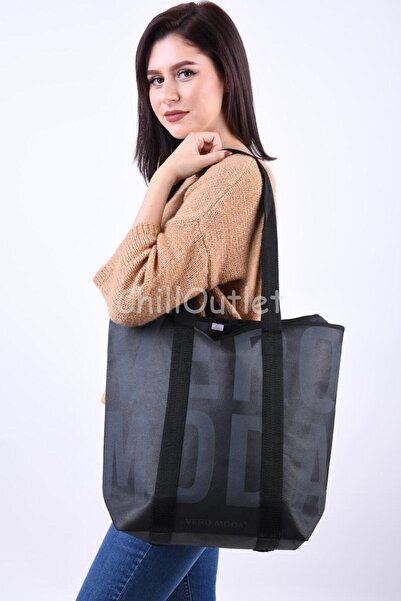 Vero Moda Casual shopping bag with zipper