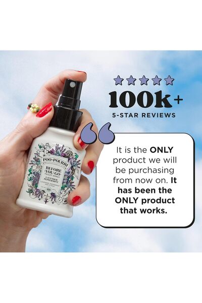 Poo-Pourri Before-You-Go Toilet Spray, Lavender & Mint & Citrus, 59 ml