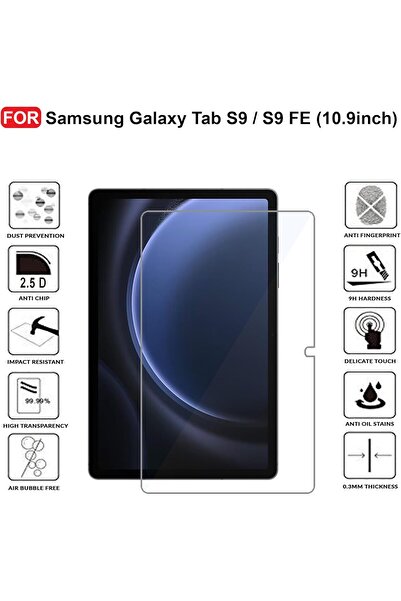HYX Tempered Glass Screen Protector for Samsung Galaxy Tab S9 / S9 FE (10.9 inch)