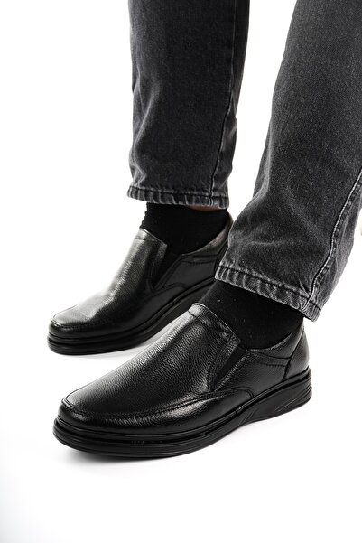 Babetty Men's Inner Outer Genuine Leather Full Orthopedic Anatomical Daily Casual Men's Shoes