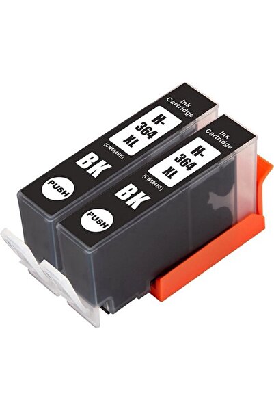 Propart Set de 2 Cartuse Cerneala H364XLBK, Negru 30 ml, Compatibile HP Photo...