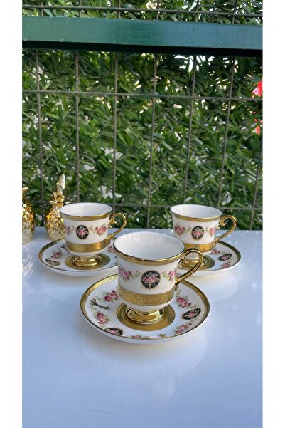KÖSEOĞLU HOME Kosova 6 Person Porcelain Coffee Cup