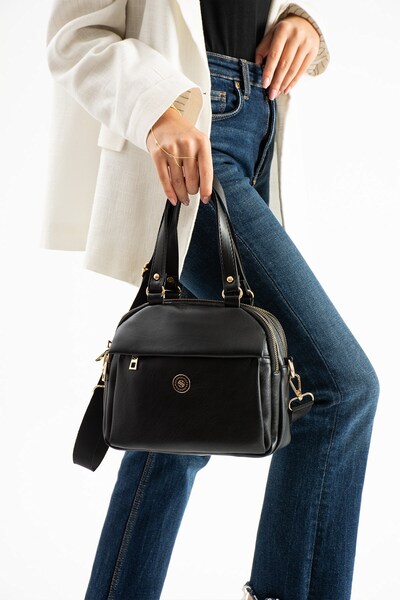 RKY SERENITY Sanmorris Γυναικεία τσάντα ώμου και χειρός από συνθετικό δέρμα μ...