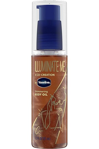 Vaseline Luminite Me Shimmering Body Oil for Melanin-Rich Skin, Radiant Sheen, 3.3 oz