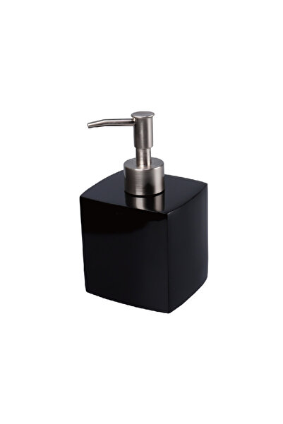 Easton Resin Glossy Black Liquid Soap Dispenser