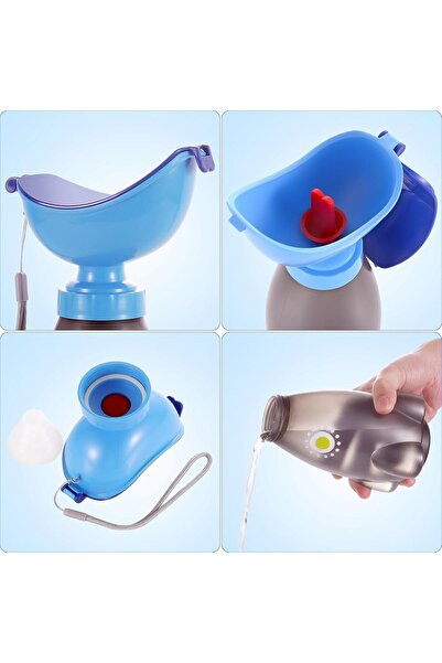 Generic Portable Travel Urinal for Kids - Emergency Potty, Unisex Training Bottle with Lid and Funnel