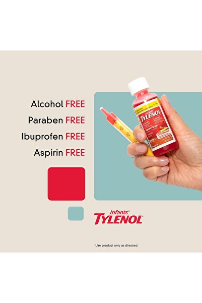 Tylenol Infants' Liquid Acetaminophen, Cherry Flavor, 2 fl oz