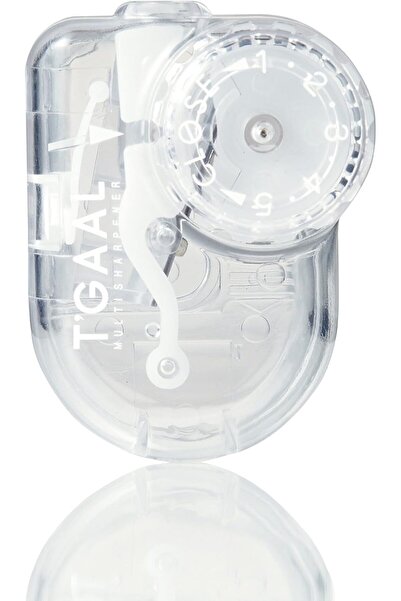 Kutsuwa Hi LiNE T'Gaal Adjustable-Angle Pencil Sharpener, Transparent (RS028CL)