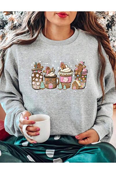 Oceanwear سويت شيرت نسائي بتصميم عيد الميلاد من جينجيرمان