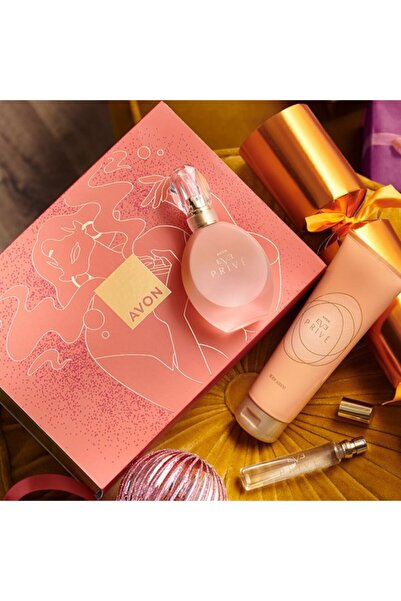 AVON Eve Prive Gift Set, - Eau de Parfum 50 ml, Body Lotion 125 ml and Mini Eau de Parfum 10 ml