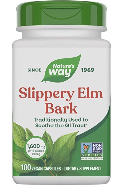 Nature's Way Slippery Elm Bark Capsules