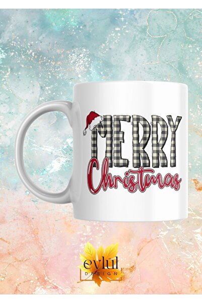 Eylül Design New Year Special Design Merry Christmas Printed Mug Cup Gift Tea...
