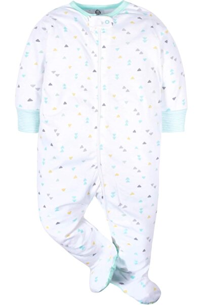 GERBER Sleep n' Play Footed Pajamas for Baby Girls, Pack of 4